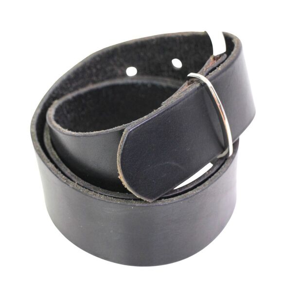 Banana Republic BLACK REAL LEATHER 1 1/2"Wd CASUAL DRESS WOMEN'S BELT Sz S (G86 - Picture 5 of 15